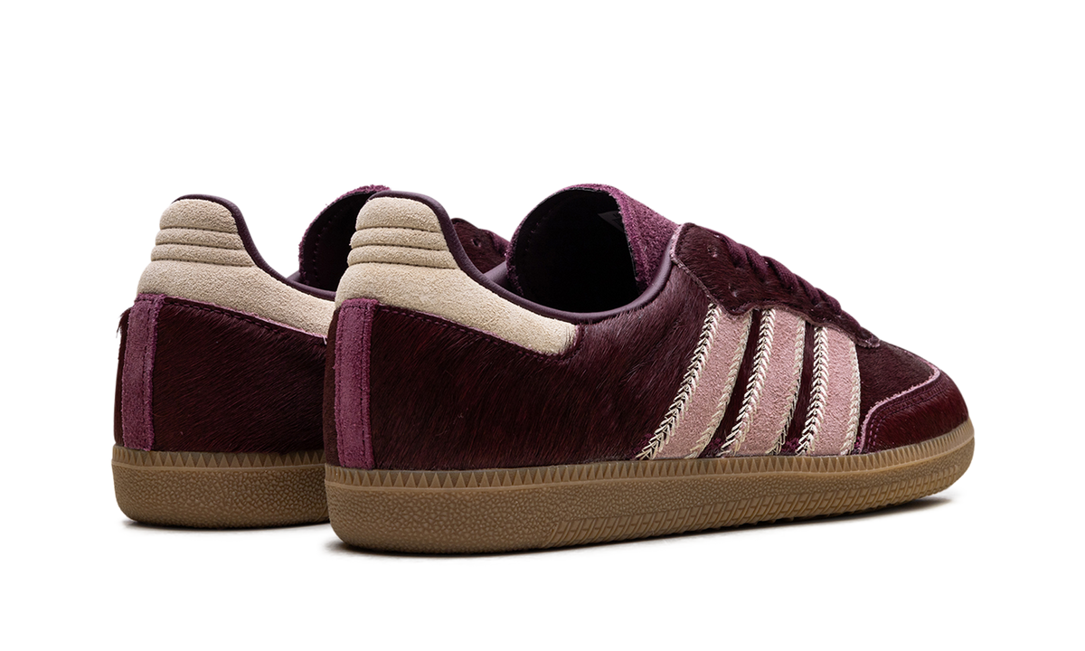 Adidas Samba OG Maroon Sand Strata Pony