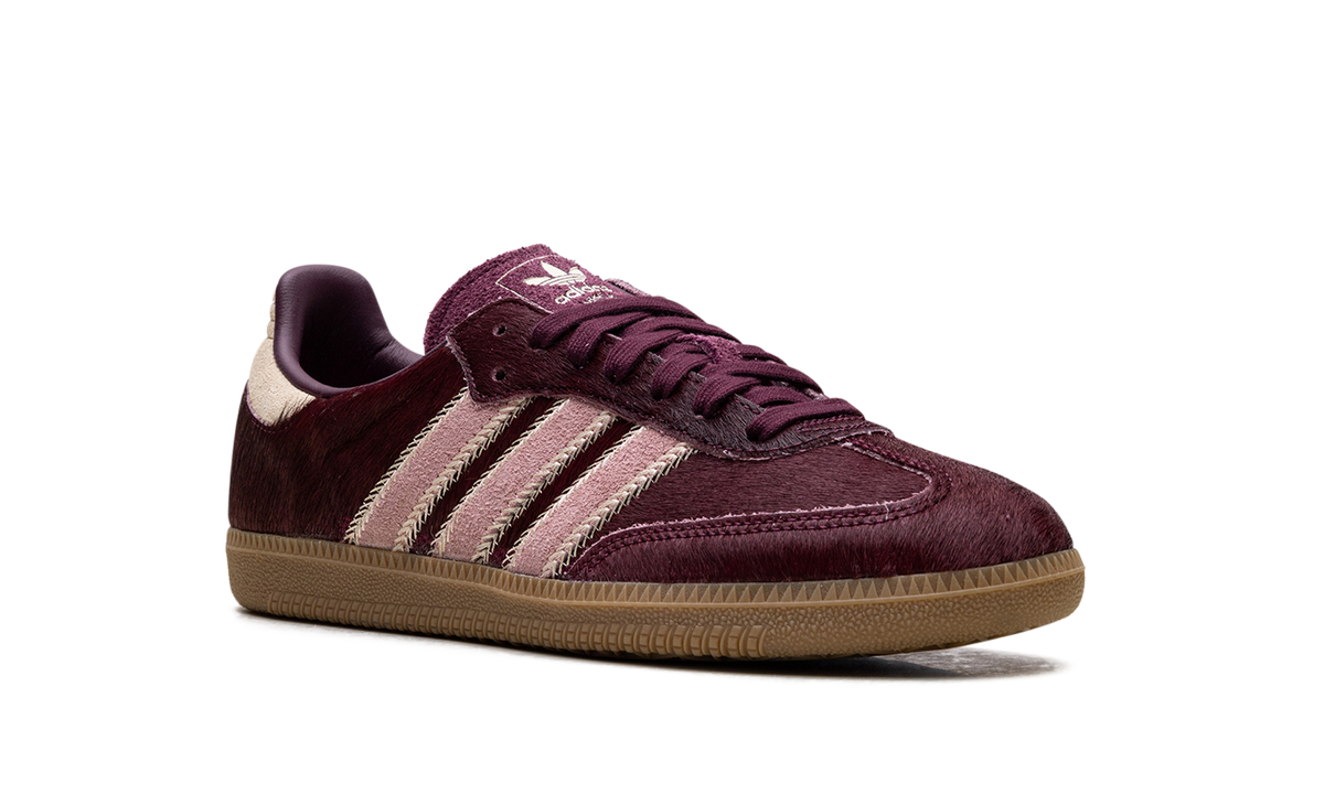 Adidas Samba OG Maroon Sand Strata Pony