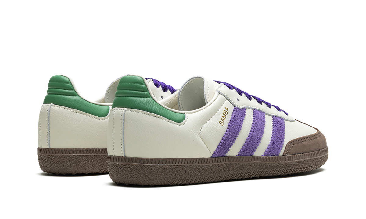 Adidas Samba OG Off White Core Purple Green Brown