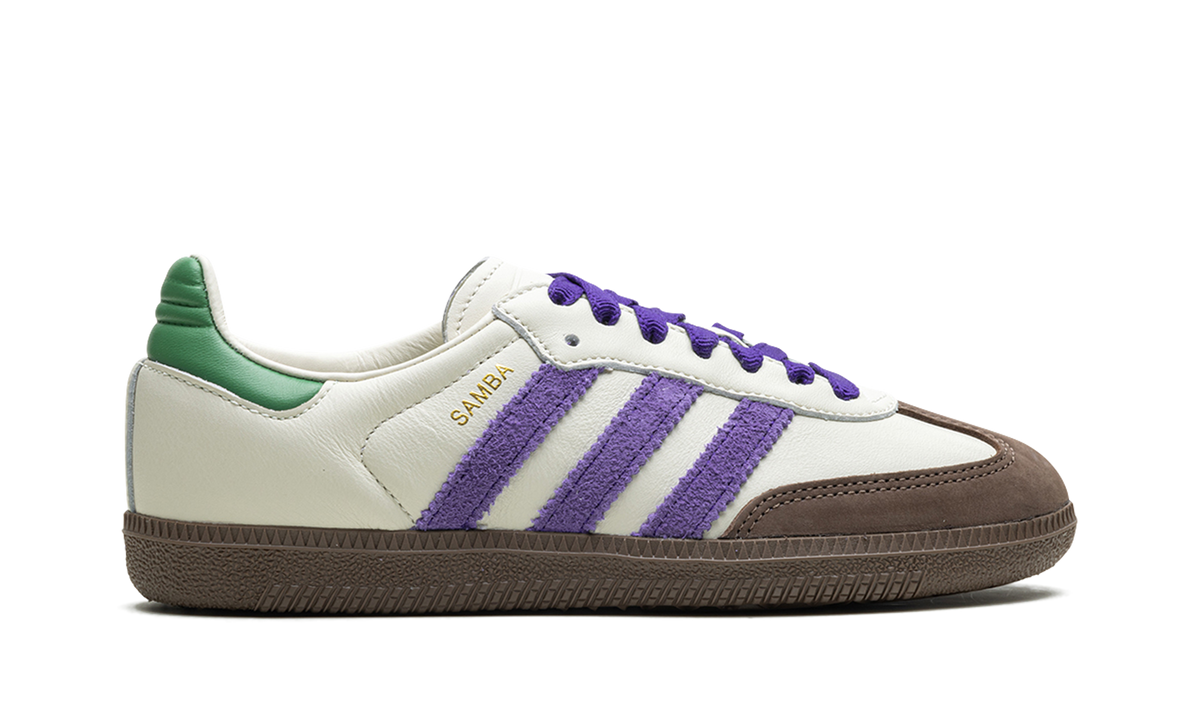 Adidas Samba OG Off White Core Purple Green Brown