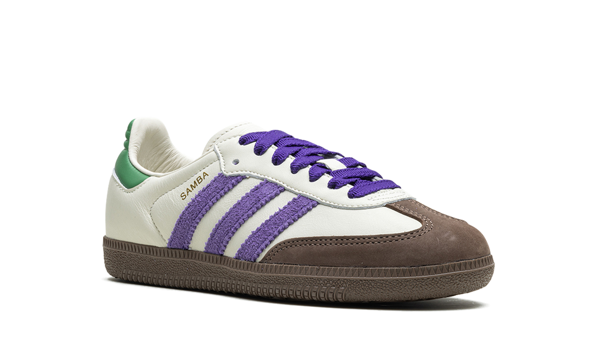 Adidas Samba OG Off White Core Purple Green Brown