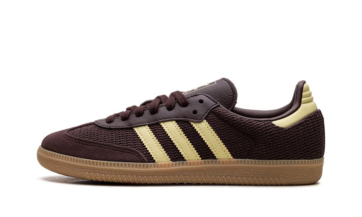 Adidas Samba OG Shadow Brown Powder Yellow
