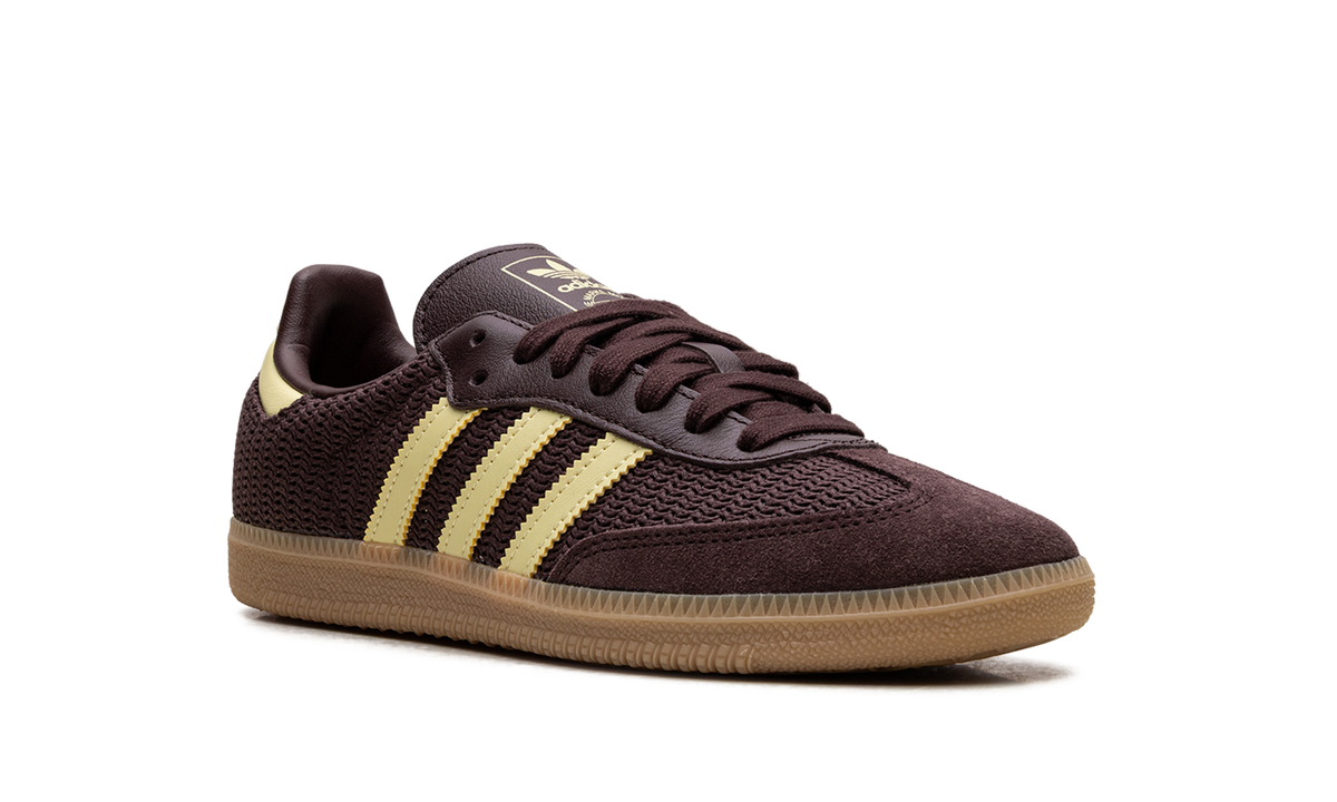 Adidas Samba OG Shadow Brown Powder Yellow