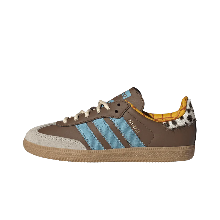 Adidas Samba OG Toy Story Woody (PS), Preloved Brown/Preloved Blue/Aluminum (JI3099)