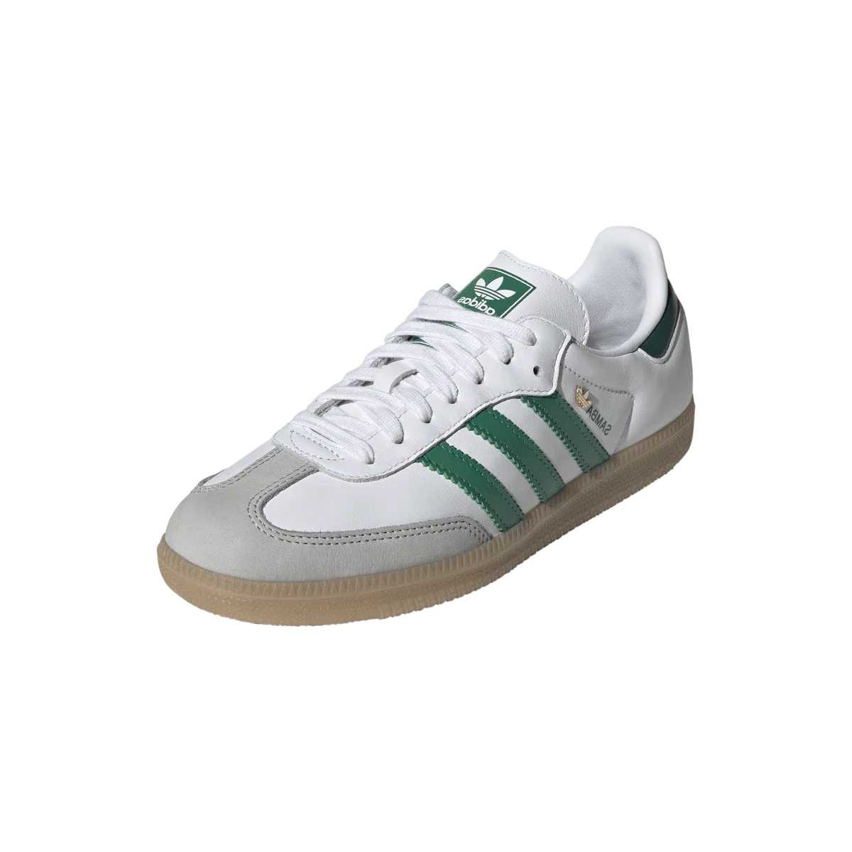 Adidas Samba OG White Bold Green Collegiate Green