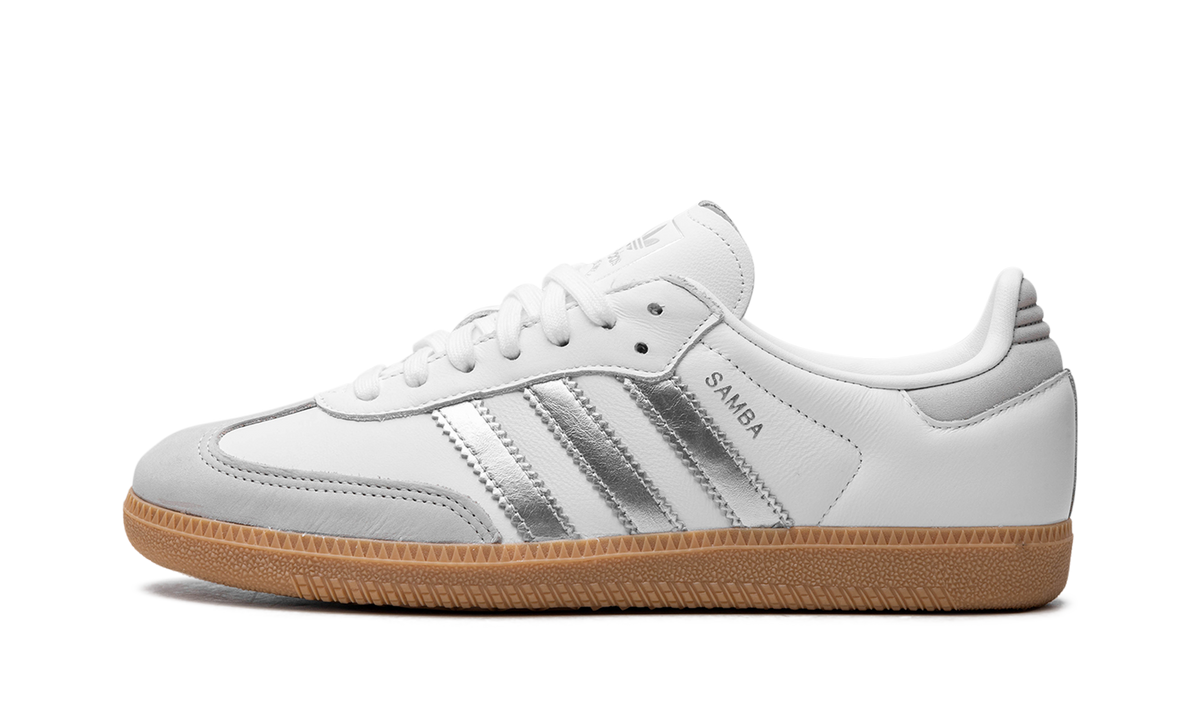 Adidas Samba OG White Silver Metallic Grey