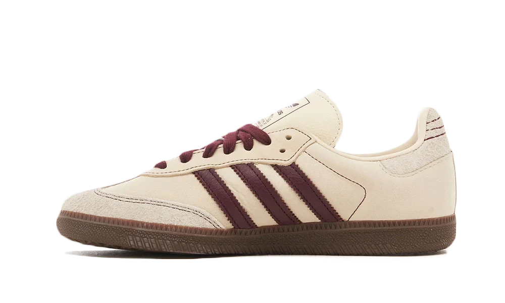 Adidas Samba OG Wonder White Maroon, Wonder White/Maroon/Putty Grey (IG1987)