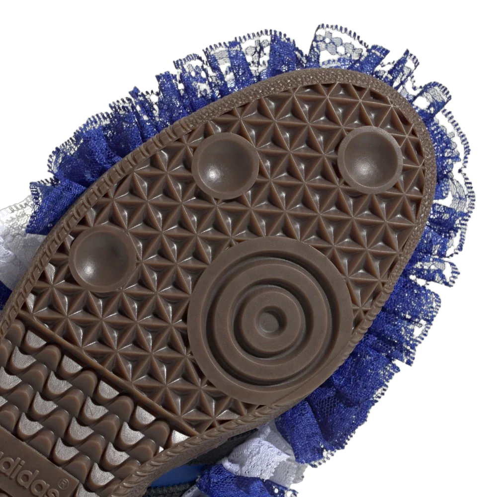 Adidas Samba Reverie by Caroline Hú CLOT Blue Lace Upper, Blue/White/Gum (JS2777)