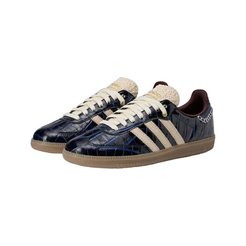 Adidas Samba Wales Bonner Navy Croc, Collegiate Navy/Wonder White/Night Red (JH9825)