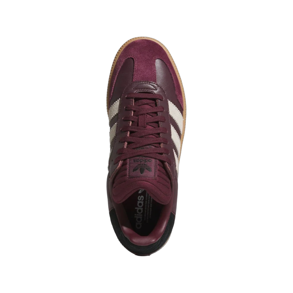 Adidas Samba XLG Maroon, Black/Maroon/Grey (JQ2388)