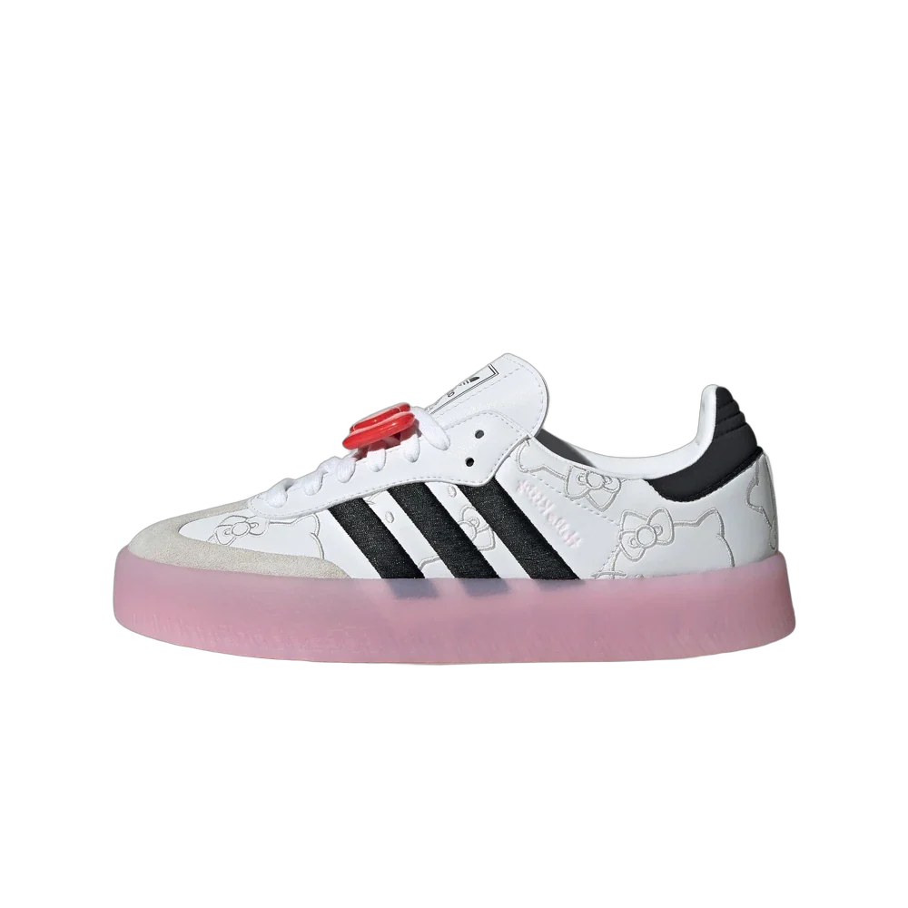 Adidas Sambae Hello Kitty, White/Core Black/Clear Pink (IG4450)