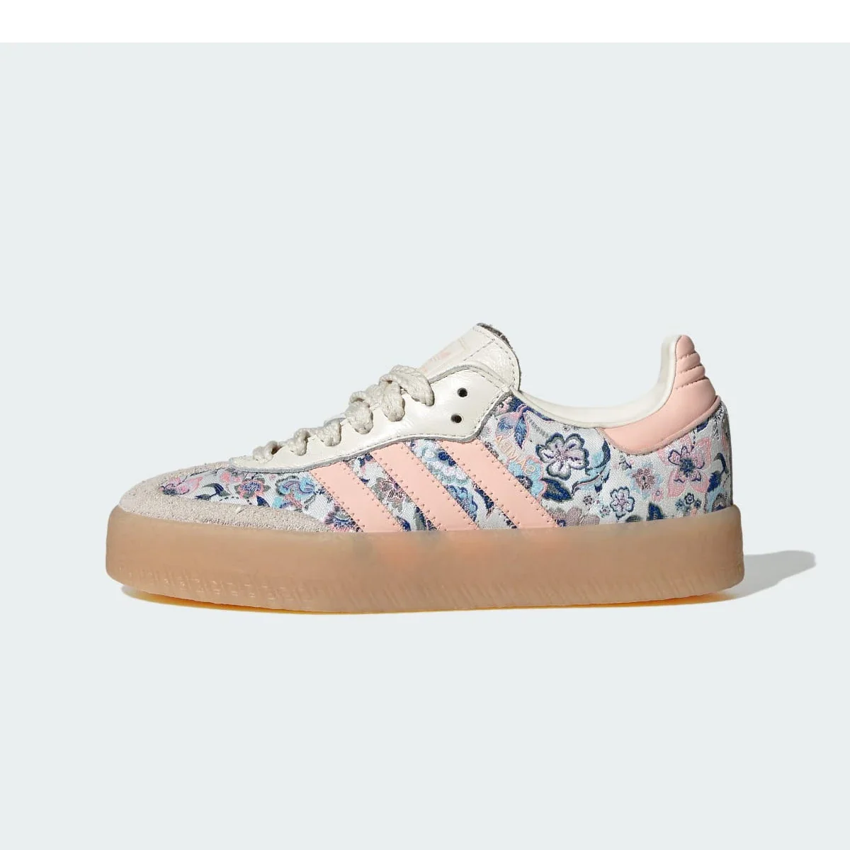 Adidas Sambae Liberty London Off White Blush Pink
