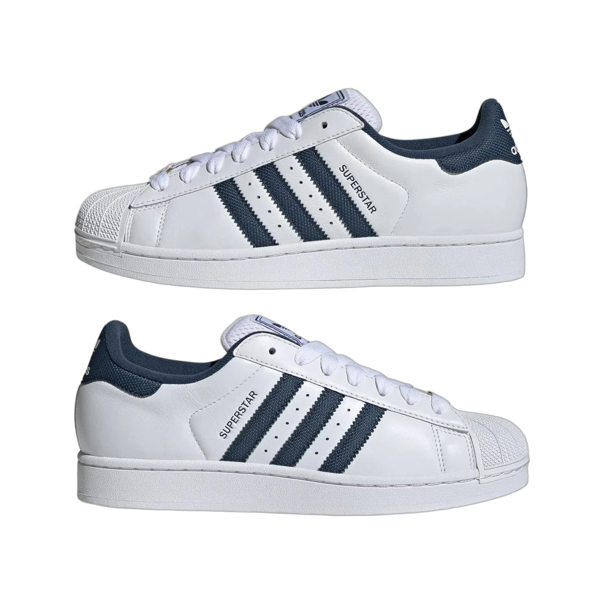 Adidas Superstar 2 Cloud White Crew Navy Gold Metallic