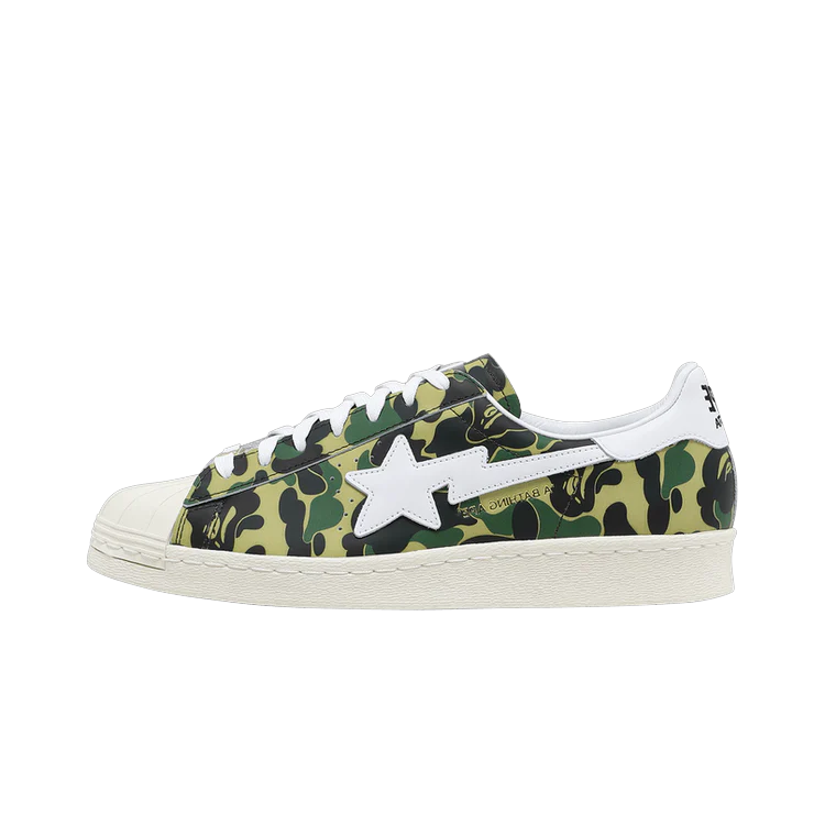 Adidas Superstar Bape ABC Camo Green, Green ABC Camo/White (GZ8981)