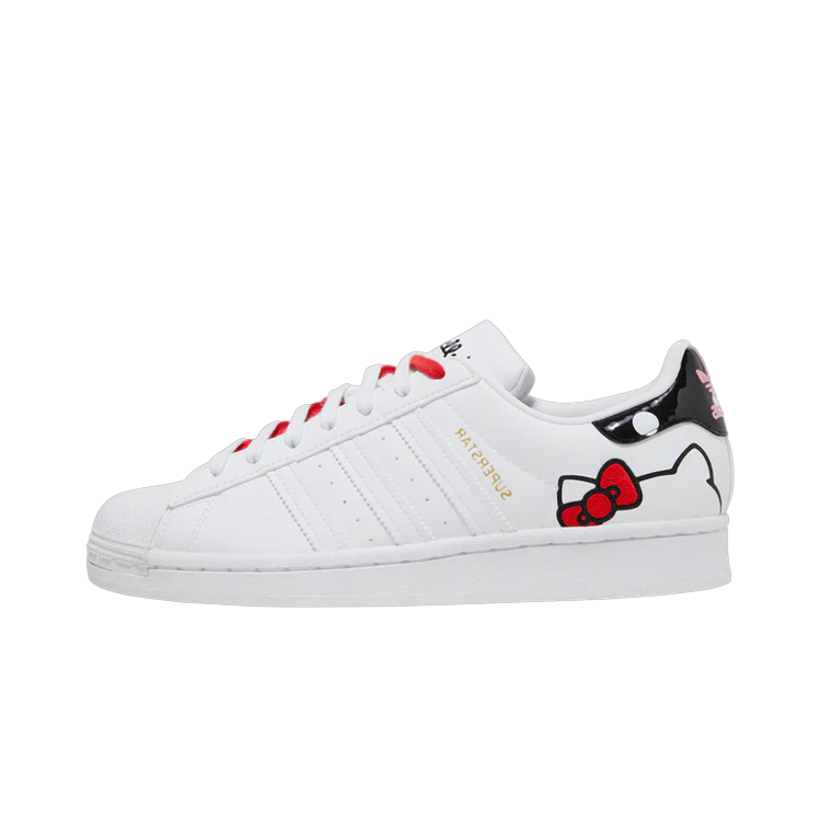 Adidas Superstar Hello Kitty, Footwear White/Footwear White/Bliss Pink (GW7168)