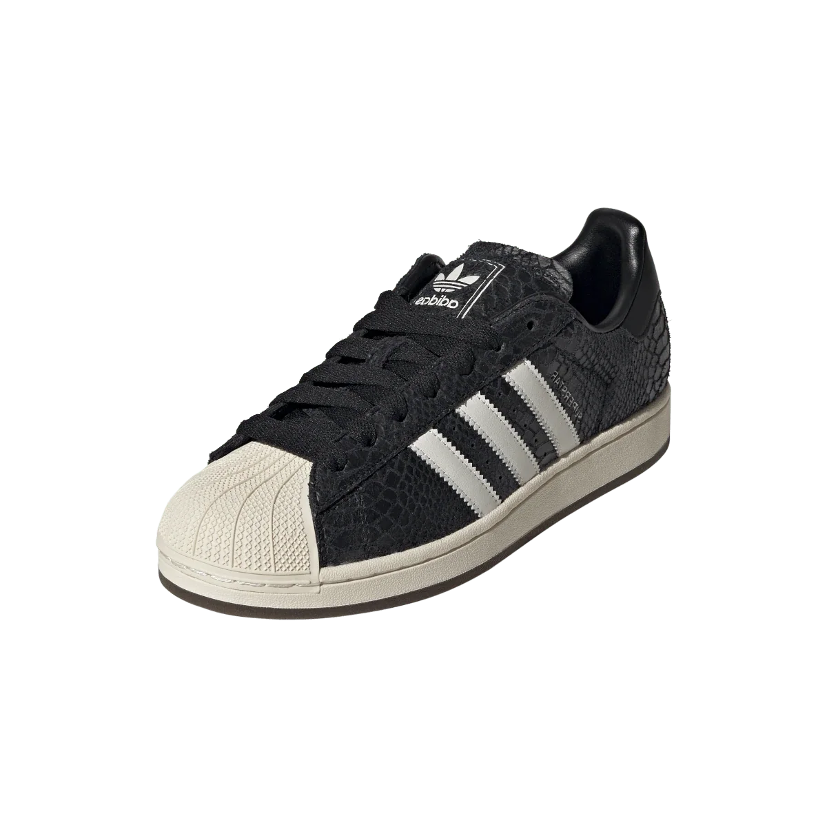 Adidas Superstar II Black Croc Cream White