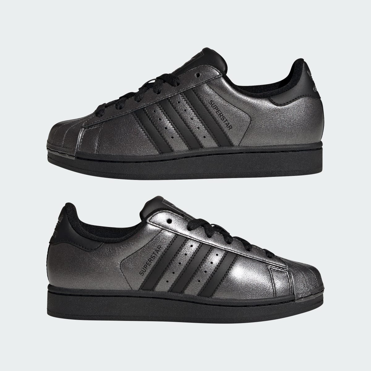 Adidas Superstar II Black Iron Metallic