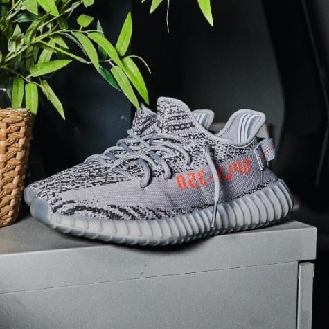 Adidas Yeezy Boost 350 V2 Beluga 2.0, Grey/Bold Orange/Dark Solid Grey (AH2203)
