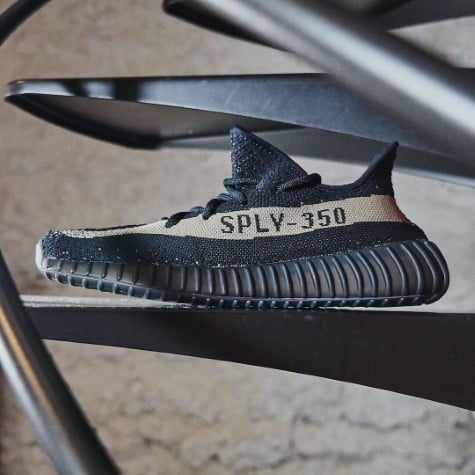 Adidas Yeezy Boost 350 V2 Core Black Green, Core Black/Green/Core Black (BY9611)