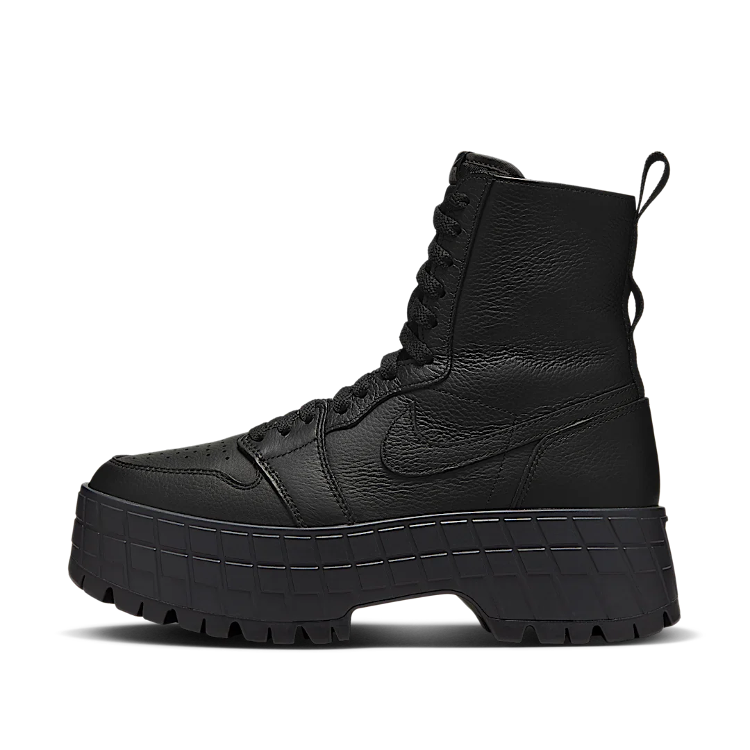 Air Jordan 1 High Brooklyn Black, Black/Black/Flat Pewter (FJ5737-001)