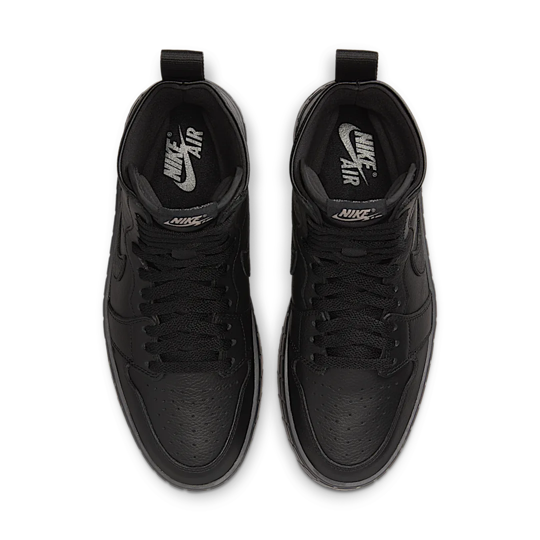 Air Jordan 1 High Brooklyn Black, Black/Black/Flat Pewter (FJ5737-001)