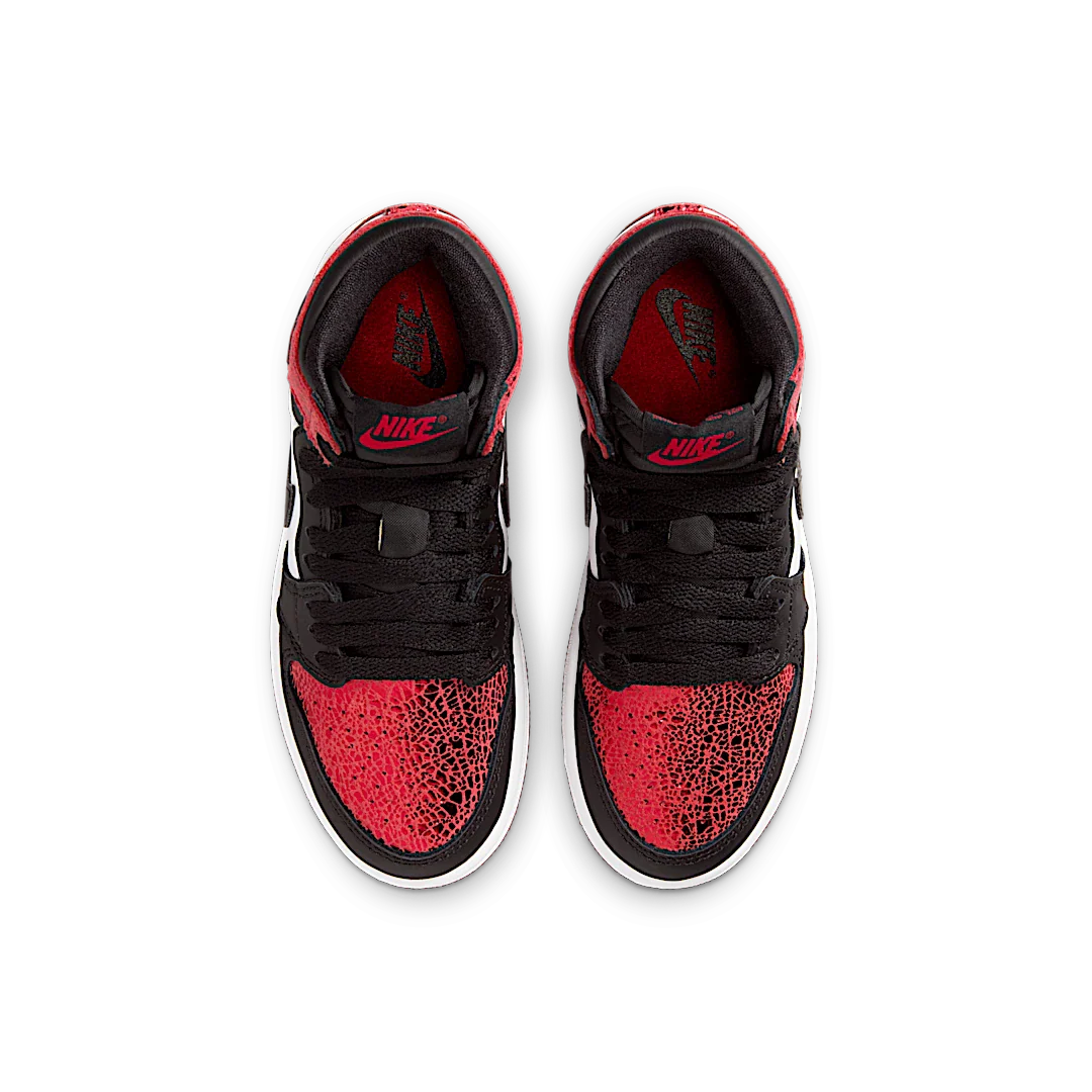 Air Jordan 1 High OG Ruby (PS), Varsity Red/Black-White (FD2597-602)