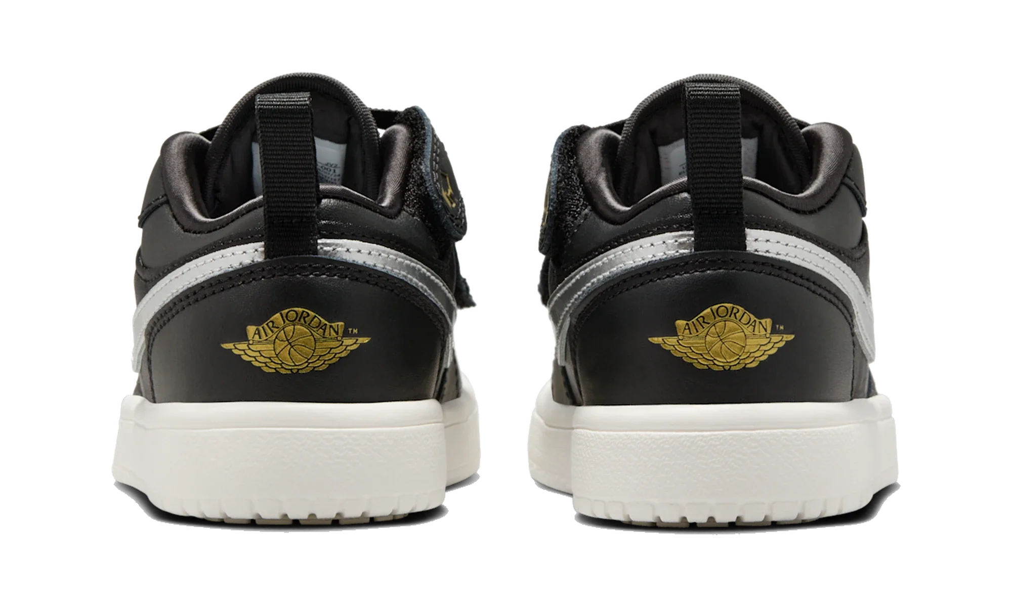 Air Jordan 1 Low Alt SE Black Silver Sail Gold (PS)