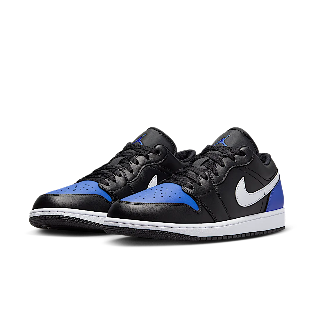 Air Jordan 1 Low Black Royal Toe, Black/White/Game Royal (553558-042)