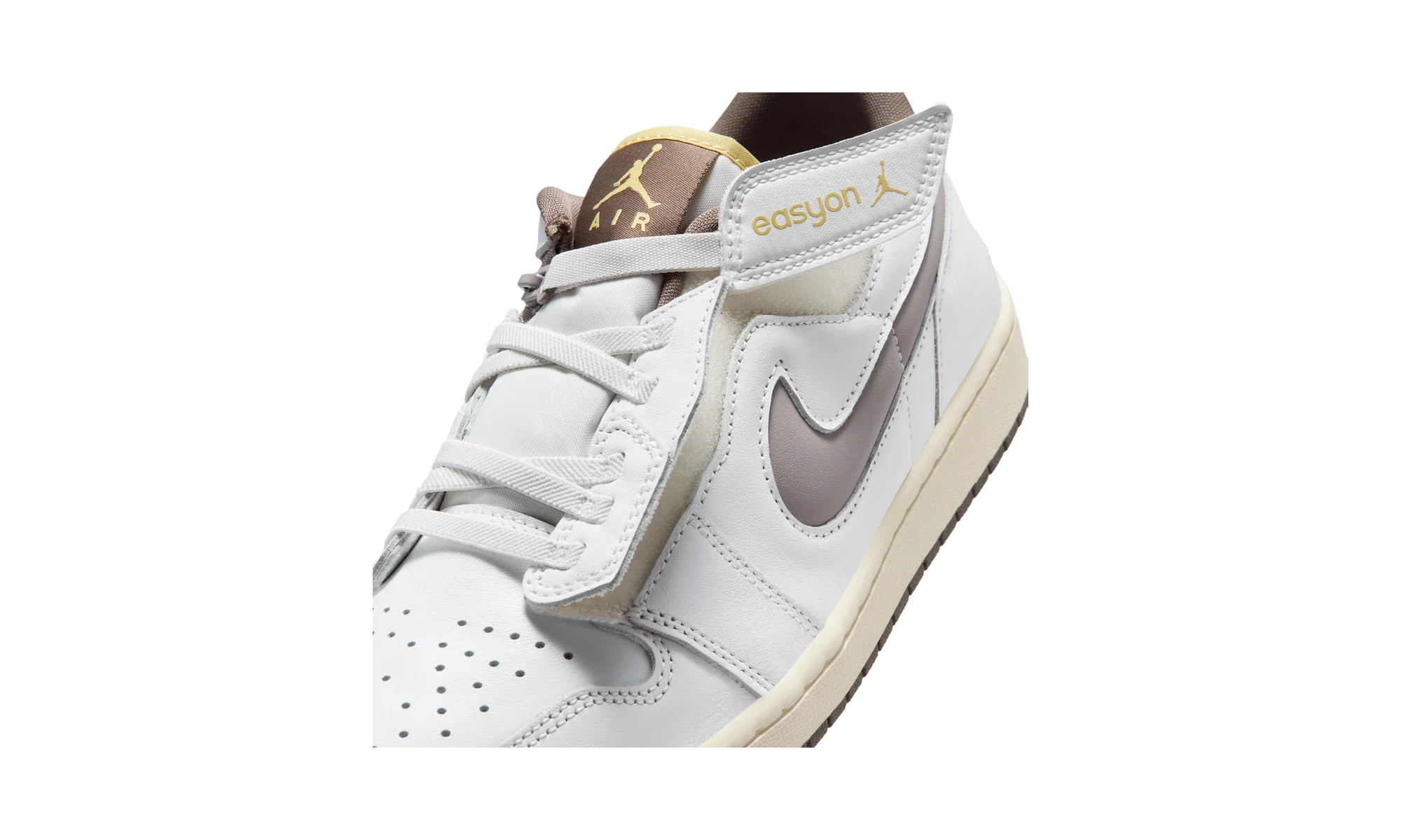 Air Jordan 1 Low EasyOn White Olive Grey Lemon Wash