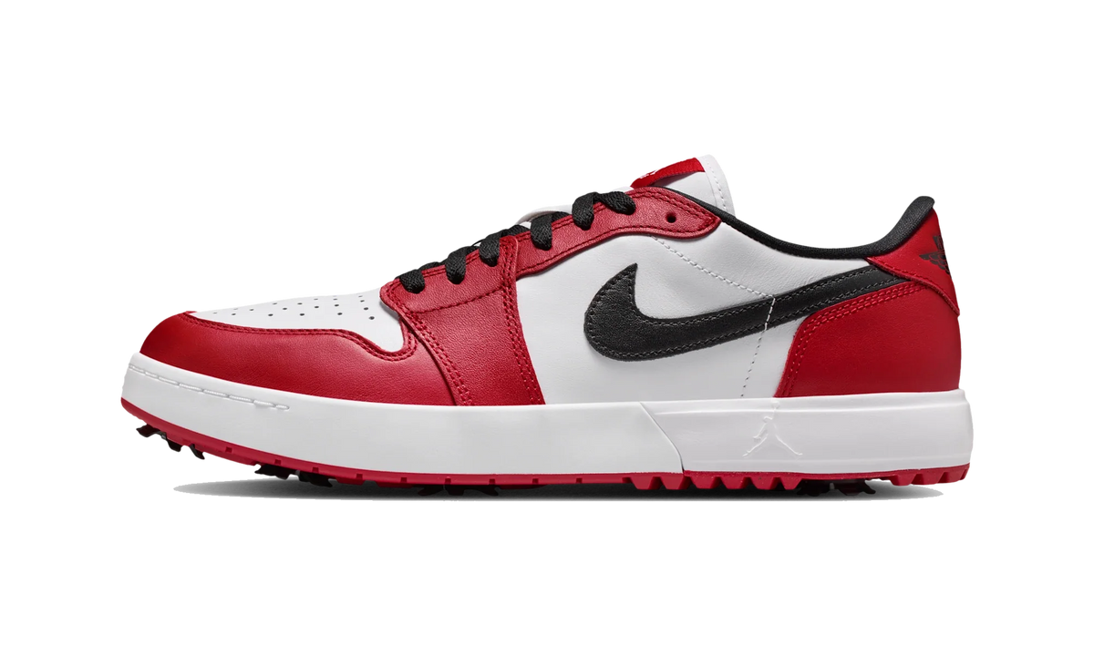 Air Jordan 1 Low Golf Spiked Varsity Red White Black