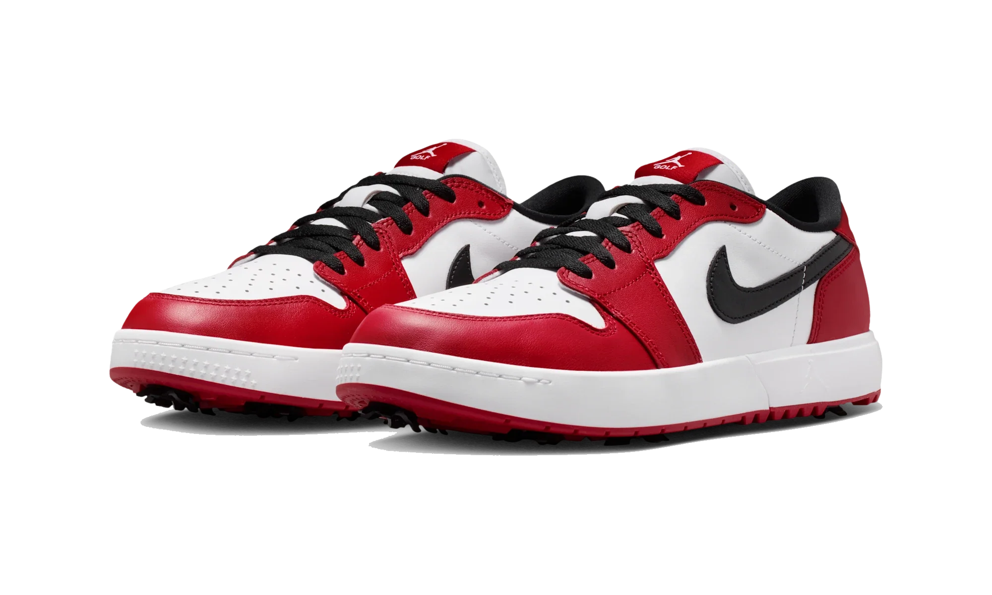 Air Jordan 1 Low Golf Spiked Varsity Red White Black