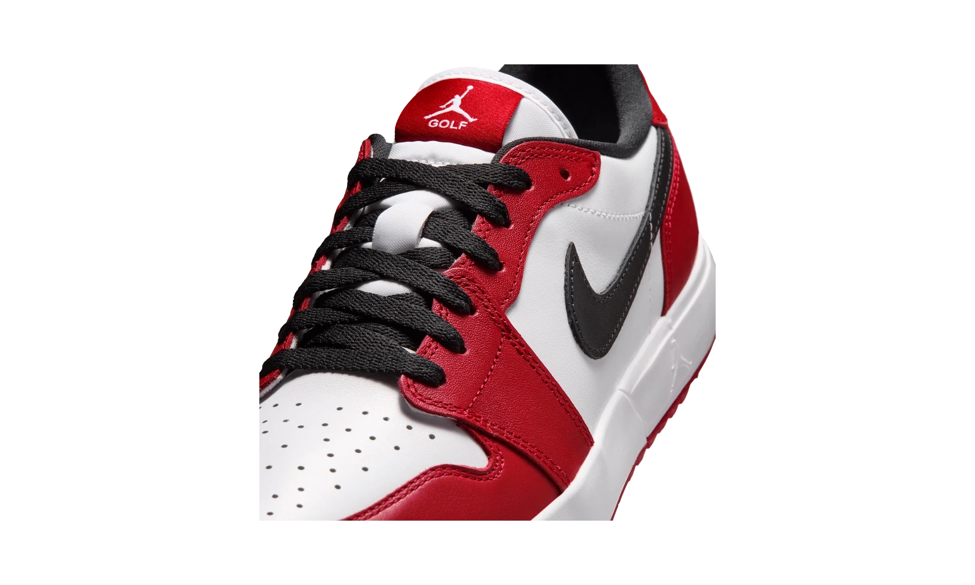 Air Jordan 1 Low Golf Spiked Varsity Red White Black