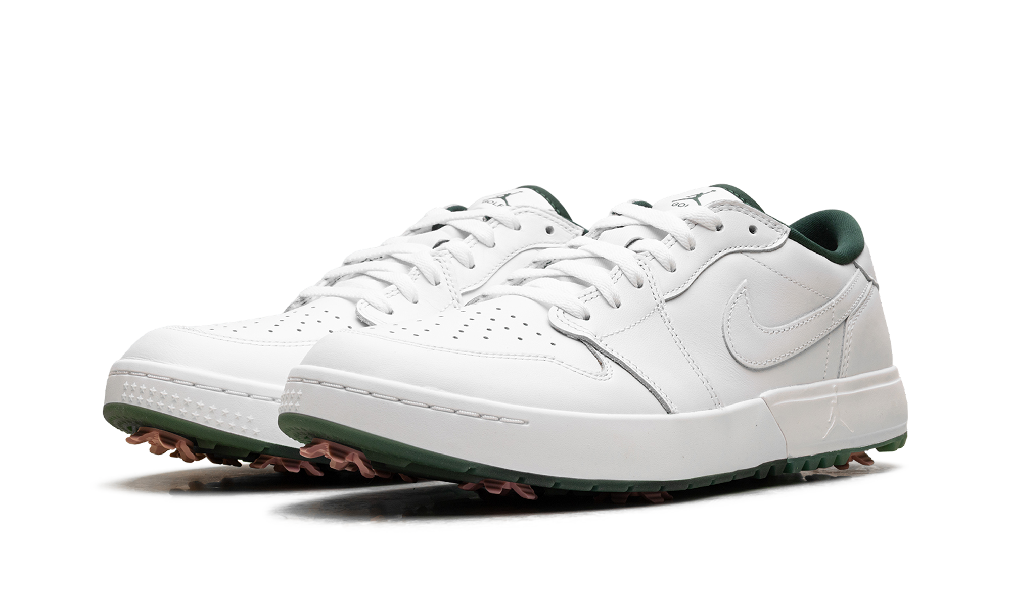 Air Jordan 1 Low Golf Spiked White Fir Elemental Pink