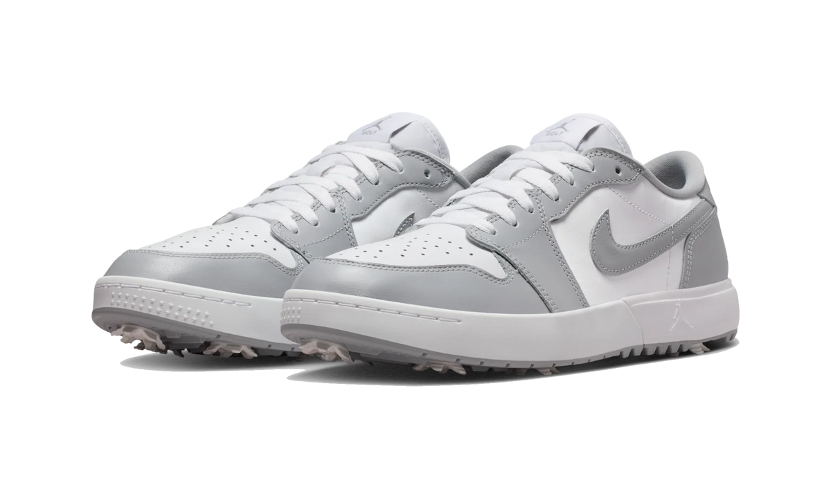 Air Jordan 1 Low Golf Spiked Wolf Grey White