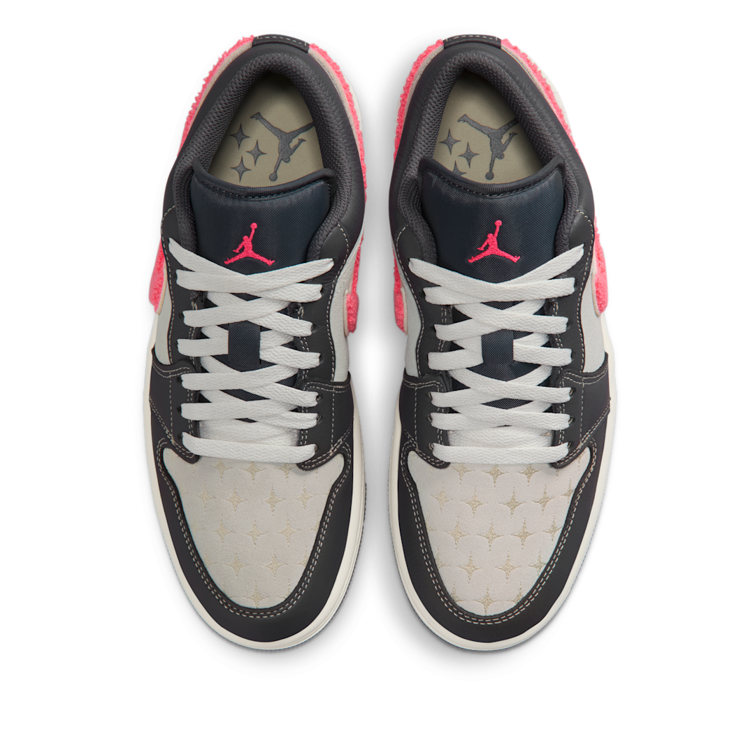 Air Jordan 1 Low Light Graphite Hot Punch