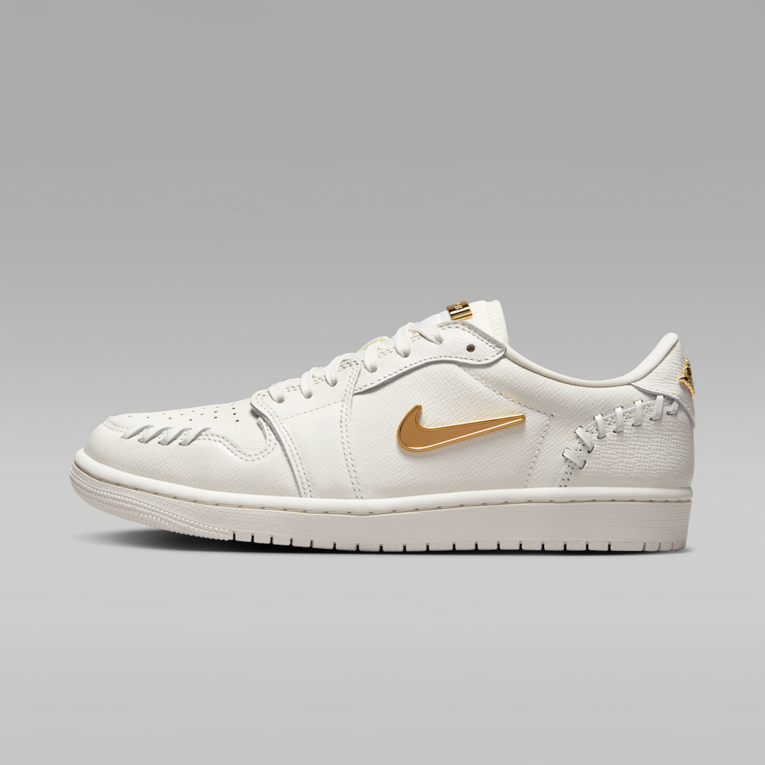 Air Jordan 1 Low Method of Make Sail Metallic Gold, Sail/Metallic Gold (FN5032-100)