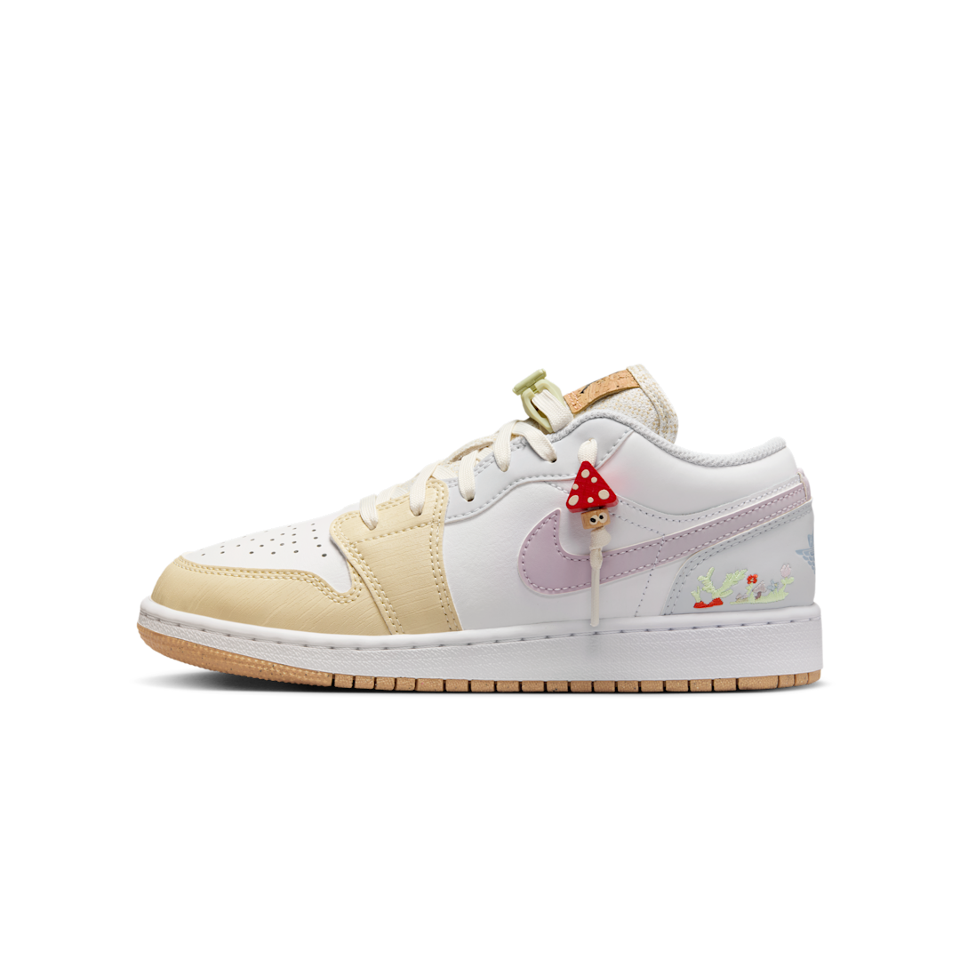 Air Jordan 1 Low Mushroom, Beige/White/Gum (IB8861-151)