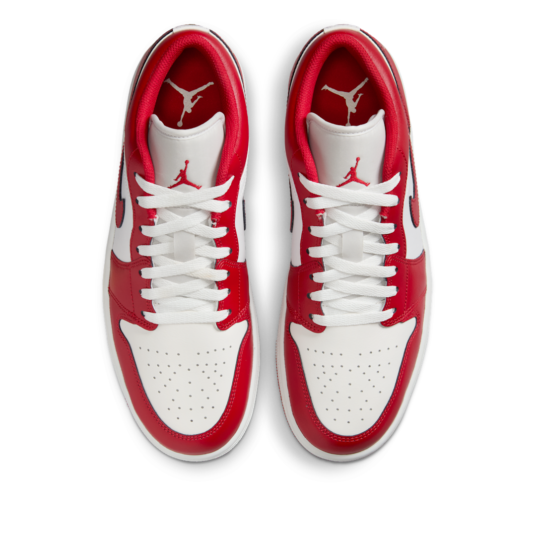 Air Jordan 1 Low New Beginnings, Summit White/Summit White/Varsity Red (553558-166)
