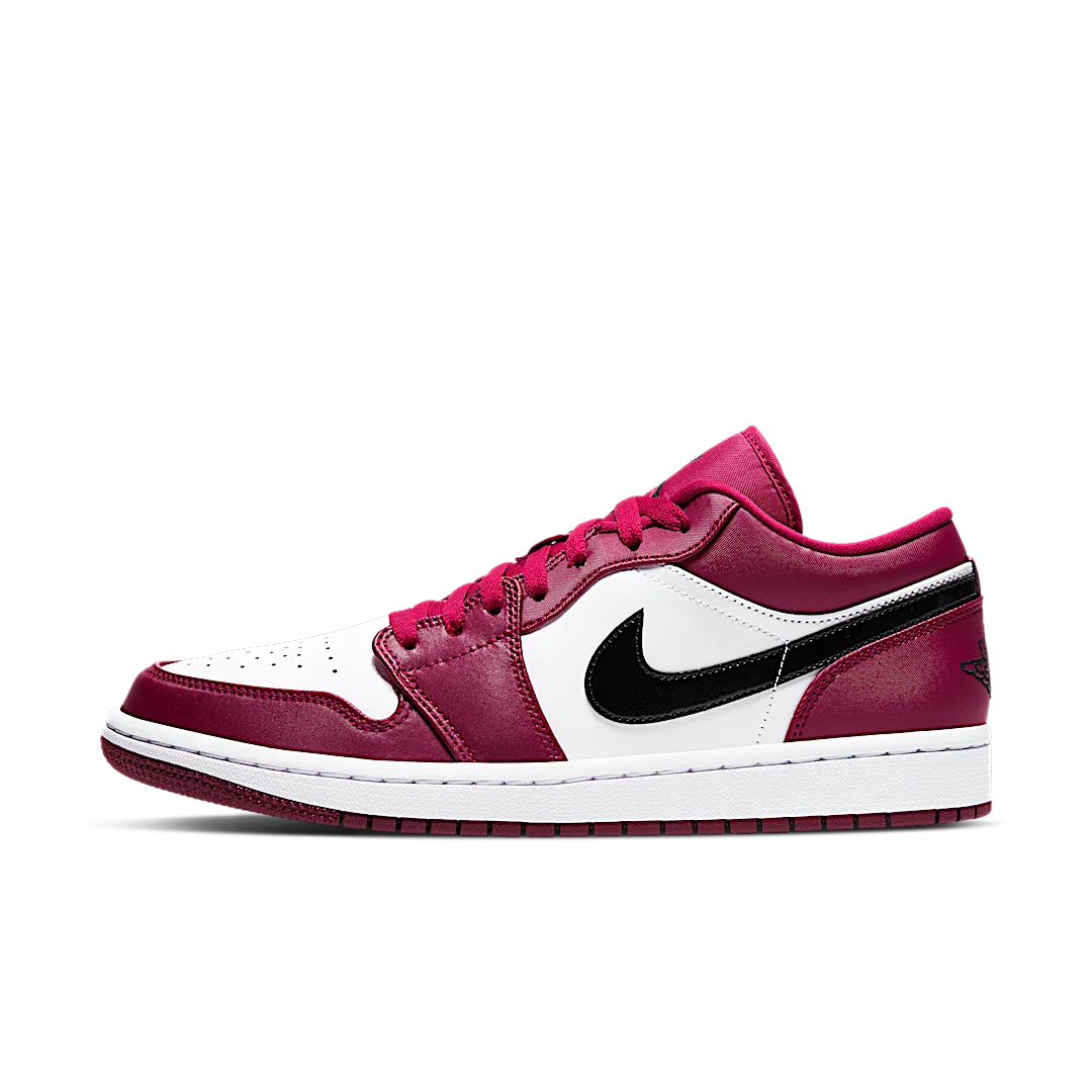 Air Jordan 1 Low Noble Red, Noble Red/Black-White-Noble Red (553558-604)