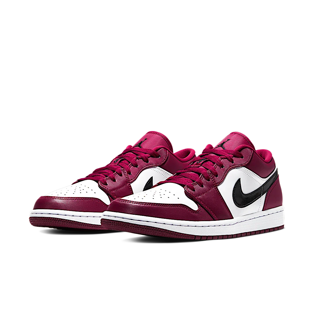Air Jordan 1 Low Noble Red, Noble Red/Black-White-Noble Red (553558-604)