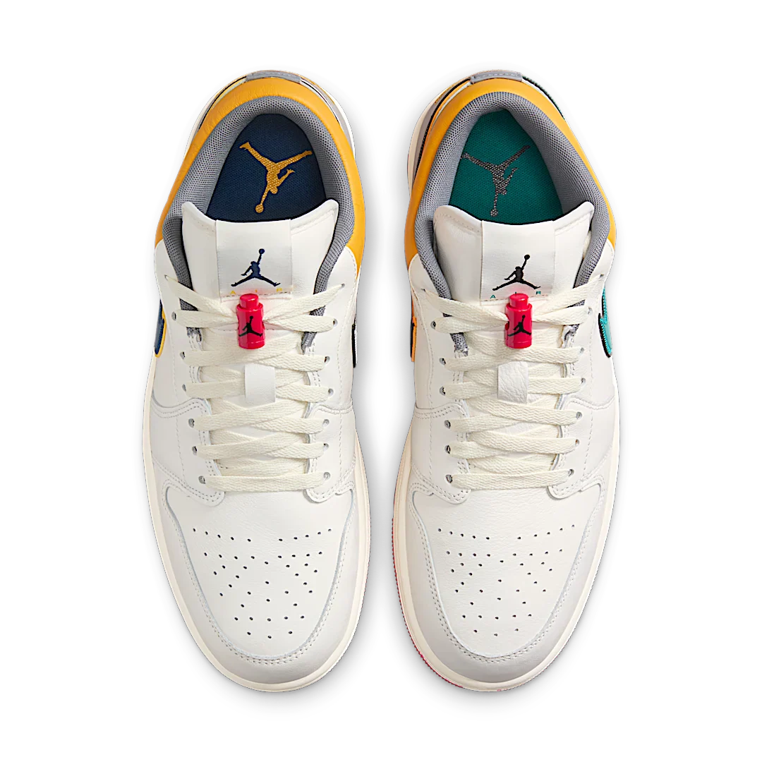 Air Jordan 1 Low PRM Sail Cashmere, Sail/Cashmere/College Grey/Brave Blue (HV4511-133)