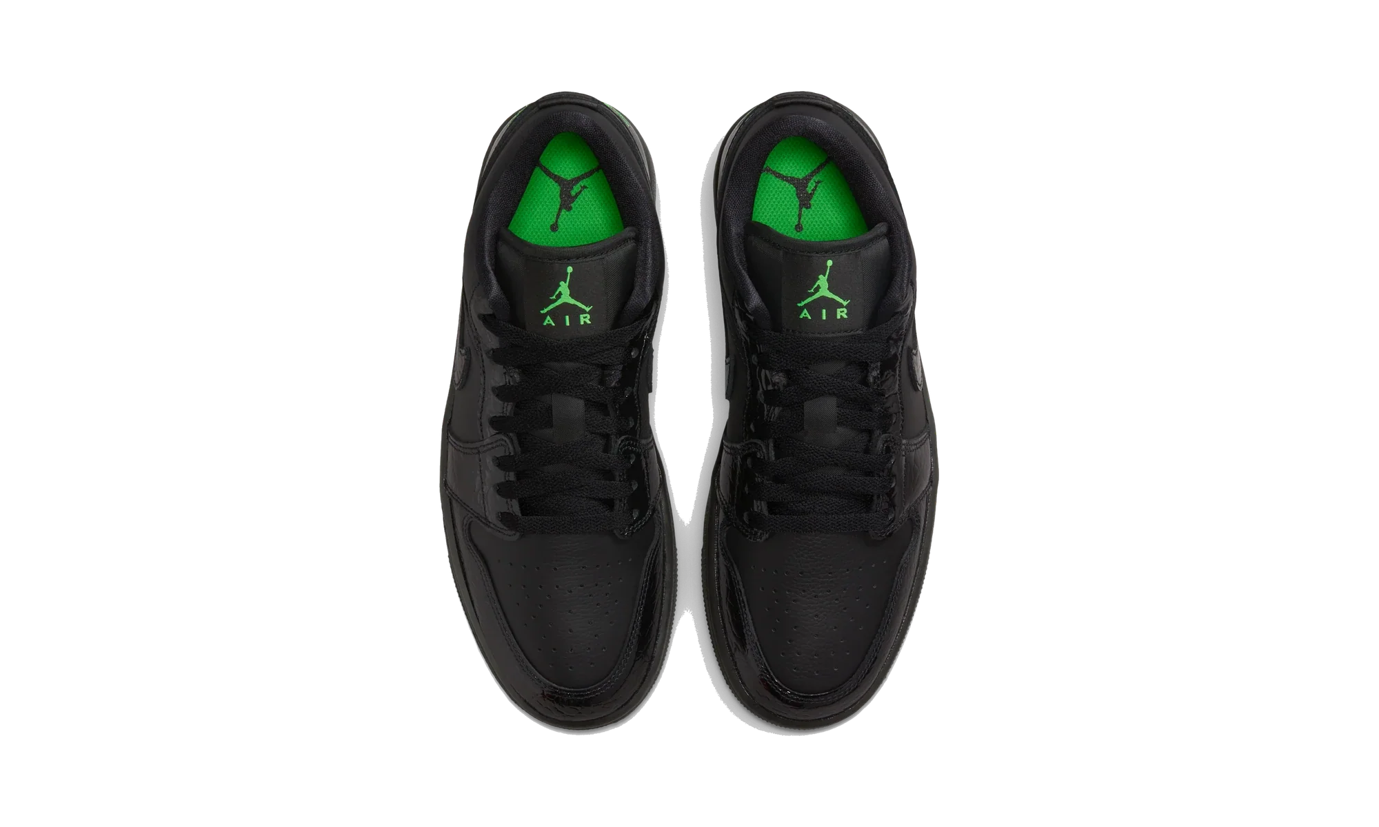 Air Jordan 1 Low SE Black Croc Scream Green
