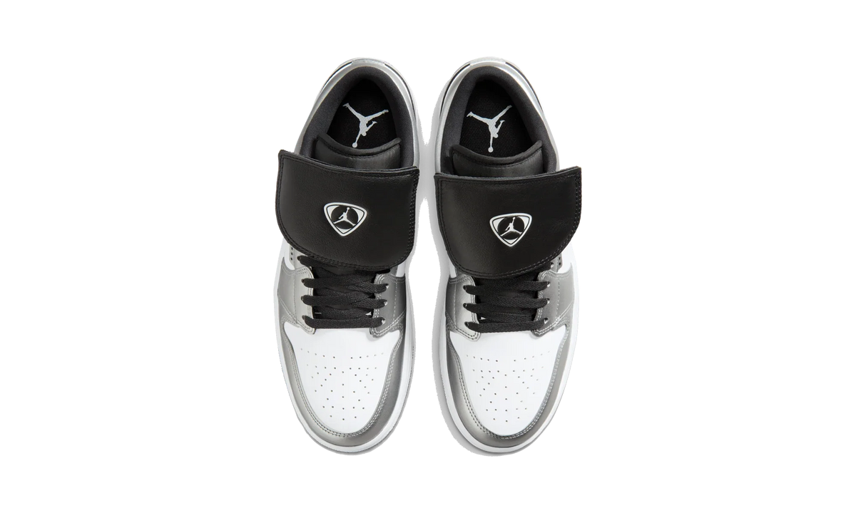 Air Jordan 1 Low SE Metallic Silver Tiempo