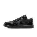 Air Jordan 1 Low SE Patent Elephant Black