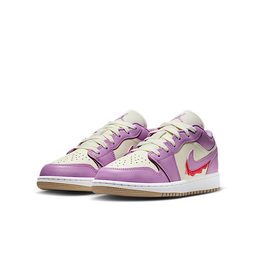 Air Jordan 1 Low SE Peanut Butter & Jelly, Rush Fuchsia/Pale Ivory/Desert/Fusion Red (HJ5961-500)