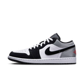 Air Jordan 1 Low SE White Fire Red Black Matte Silver