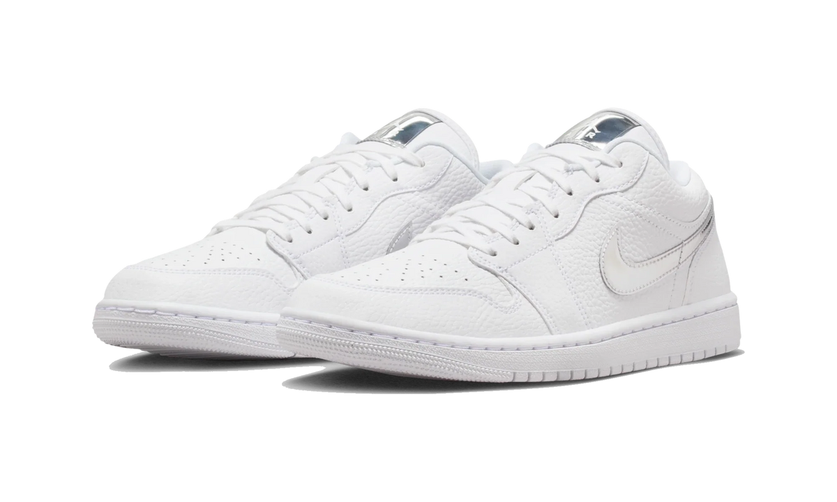 Air Jordan 1 Low SE White Metallic Silver