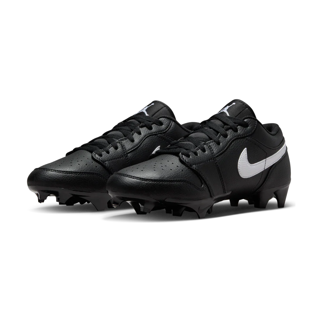 Air Jordan 1 Low TD Cleat Black White, Black/Black-White (FJ6245-001)