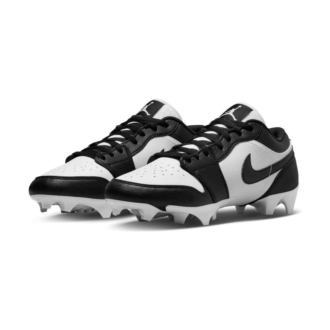 Air Jordan 1 Low TD Cleat Panda, Black/White/Black (FJ6245-100)