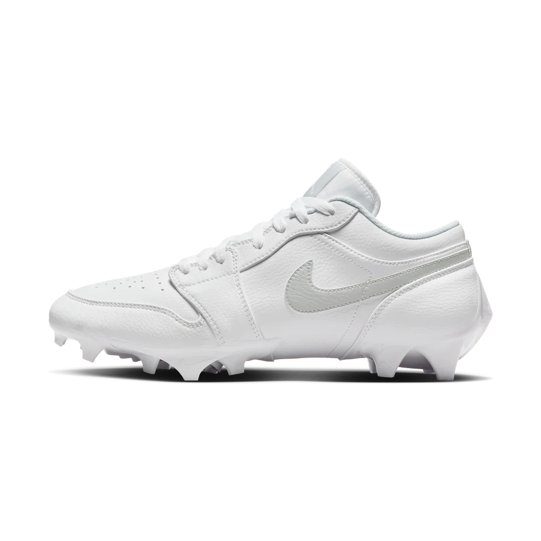 Air Jordan 1 Low TD Cleat White Grey Fog, White/Grey Fog/White (FJ6245-101)